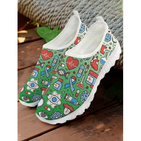 Trendy Lightweight And Soft Medical Print Shoes Summer Flats Women Shoes Mesh Sneakers Casual Shoes Zapatos Mujer
Trendy Lightweight And Soft Medical Print Shoes Summer Flats Women Shoes Mesh Sneakers Casual Shoes Zapatos Mujer