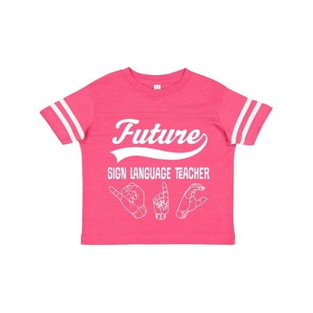 Inktastic Future Sign Language Teacher Gift Toddler Boy or Toddler Girl T-Shirt
Inktastic Future Sign Language Teacher Gift Toddler Boy or Toddler Girl T-Shirt