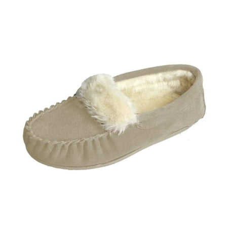 Eastern Counties Leather Womens Zoe Plush Lined Moccasins