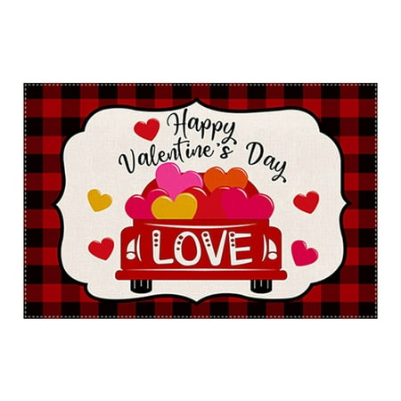 Ongmies Room Decor Clearance Gifts Valentine S Day Placemat Red Lattice Love Truck Pattern Western Placemat Tablecloth B
Ongmies Room Decor Clearance Gifts Valentine S Day Placemat Red Lattice Love Truck Pattern Western Placemat Tablecloth B