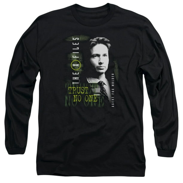 X Files Mulder Long Sleeve Mens Shirt