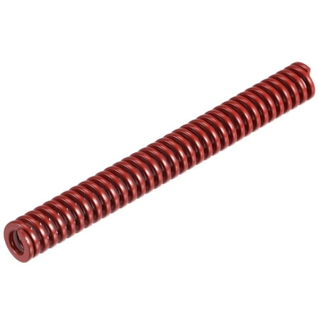 Die Spring 8mm OD 70mm Long Stamping Medium Load Compression Red