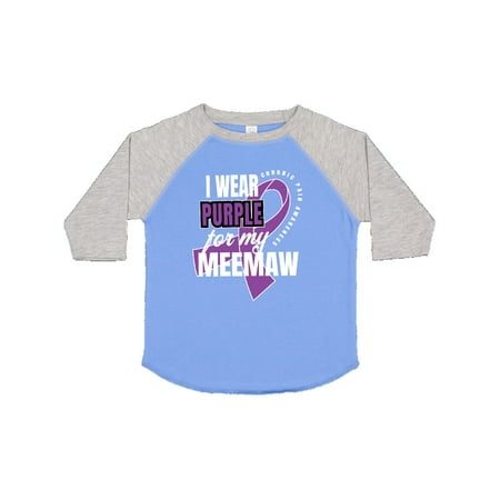 Inktastic Chronic Pain I Wear Purple For My Meemaw Gift Toddler Boy or Toddler Girl T-Shirt
Inktastic Chronic Pain I Wear Purple For My Meemaw Gift Toddler Boy or Toddler Girl T-Shirt
