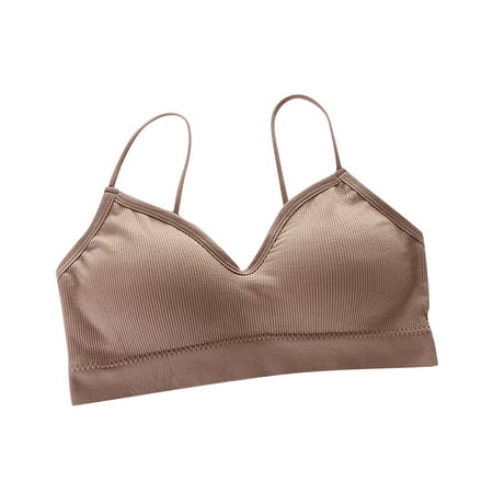 HAPIMO Discount Sports Bras for Women Stretch Cozy Workout Activewear Bra Elastic Wire Free Wrap Chest Without Steel Ring Athletic Vest Running Padded Bralette Khaki One Size
HAPIMO Discount Sports Bras for Women Stretch Cozy Workout Activewear Bra Elastic Wire Free Wrap Chest Without Steel Ring Athletic Vest Running Padded Bralette Khaki One Size