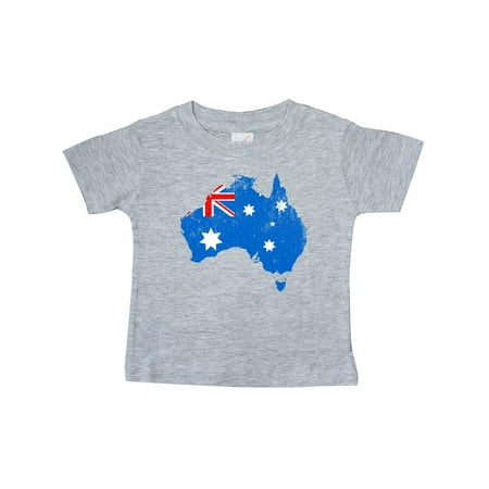 Inktastic Aussie Map Flag Gift Baby Boy or Baby Girl T-Shirt