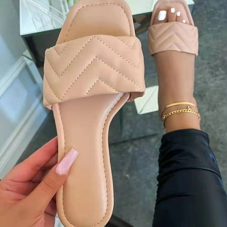 YOTAMI Womens Sandals Womens Fashion Flat Sewing Slippers Ladies Casual Square Toe Beach Shoes Pink
YOTAMI Womens Sandals Womens Fashion Flat Sewing Slippers Ladies Casual Square Toe Beach Shoes Pink