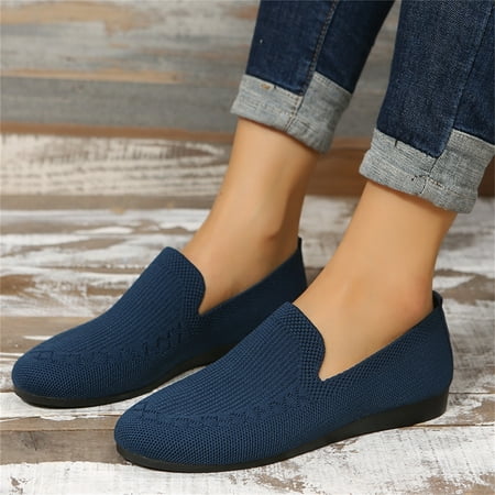 Cathalem Womens Casual Slip on Shoes Mesh Ladies Fashion Solid Color Breathable Knitting Comfortable Size 9 Womens Shoes Casual Blue 6.5
Cathalem Womens Casual Slip on Shoes Mesh Ladies Fashion Solid Color Breathable Knitting Comfortable Size 9 Womens Shoes Casual Blue 6.5