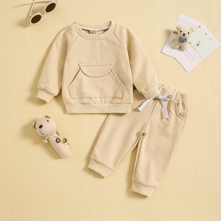 Toddler Boys Outfit Sets Long Sleeve Solid Tops And Pants Child Two-Piece Set Suit Clothese
Toddler Boys Outfit Sets Long Sleeve Solid Tops And Pants Child Two-Piece Set Suit Clothese