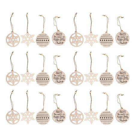 NUOLUX 24Pcs Christmas Ornaments Wooden Hanging Decors Festive Tree Pendants Room Retro Hangings for Home Shop
NUOLUX 24Pcs Christmas Ornaments Wooden Hanging Decors Festive Tree Pendants Room Retro Hangings for Home Shop
