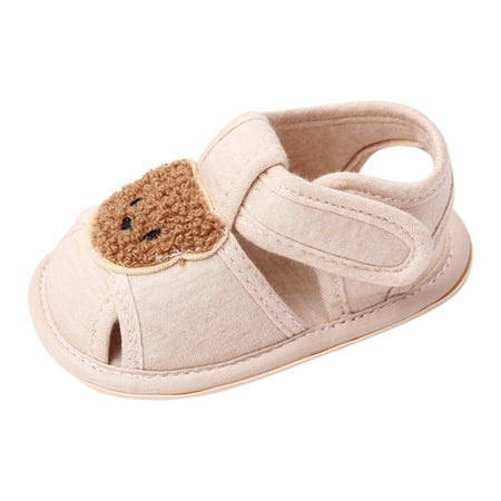 Baby Sandals Bunny Printed Boys Girls Comfortable Cute Cartoon Bear Casual Basic Soft Breathable Fashion Lightweight Children s Day Gift Infant Toddler Spring Summer Waliking Shoes