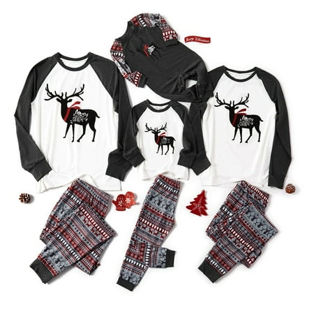 Bebiullo Christmas Family Matching Pajamas Sets Deer Long Sleeve Top Plaid Pants Loungewear
Bebiullo Christmas Family Matching Pajamas Sets Deer Long Sleeve Top Plaid Pants Loungewear