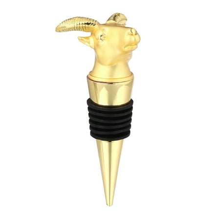 1PC Creative Wine Stopper Animal Design Alloy Bottle Plug Beverage Stopper for Bar Party Restaurant (Goat)
1PC Creative Wine Stopper Animal Design Alloy Bottle Plug Beverage Stopper for Bar Party Restaurant (Goat)