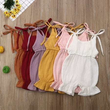 Newborn Baby Girl One Piece Summer Sleeveless Solid Romper Bodysuit Jumpsuit Outfits Overall Pants Onesies
Newborn Baby Girl One Piece Summer Sleeveless Solid Romper Bodysuit Jumpsuit Outfits Overall Pants Onesies