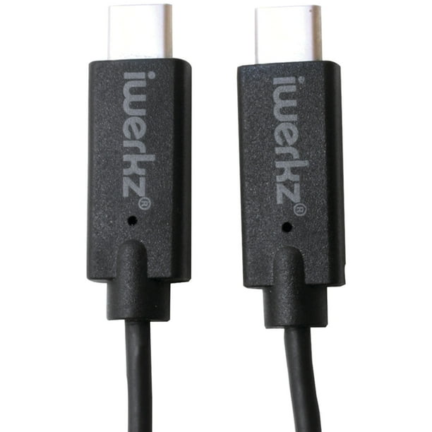 iwerkz 44557 USB-C Male to USB-C Male Cable, 3.28ft