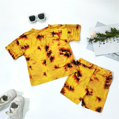 nsendm Kids Toddler Baby Children Girls Print Summer Short Sleeve Tshirt Shorts Tops Pants Sets Outfits Baby Boy Brand Clothes Childrenscostume Yellow 6-7 Years
nsendm Kids Toddler Baby Children Girls Print Summer Short Sleeve Tshirt Shorts Tops Pants Sets Outfits Baby Boy Brand Clothes Childrenscostume Yellow 6-7 Years