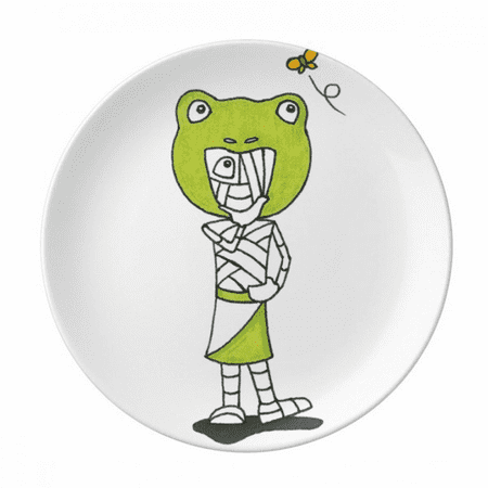 egypt horus frog hat plate decorative porcelain salver tableware dinner dish