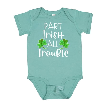 Inktastic Part Irish All Trouble St. Patrick s Day with Green Clovers Gift Baby Boy or Baby Girl Bodysuit
Inktastic Part Irish All Trouble St. Patrick s Day with Green Clovers Gift Baby Boy or Baby Girl Bodysuit