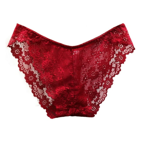Fabiurt Women s Underwear Women s Low Waist Mesh Briefs Solid Color Cotton Crotch Underwear Panties Red
Fabiurt Women s Underwear Women s Low Waist Mesh Briefs Solid Color Cotton Crotch Underwear Panties Red