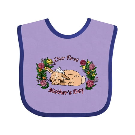 Inktastic Our First Mother s Day - Cute Bunnies with Flowers Gift Baby Boy or Baby Girl Bib
Inktastic Our First Mother s Day - Cute Bunnies with Flowers Gift Baby Boy or Baby Girl Bib