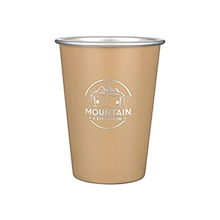 harmtty 350ml Coffee Cup Heat Resistant Large Capacity Paint Treatment Stainless Steel Camping Milk Beer Cup Outdoor Supplies
harmtty 350ml Coffee Cup Heat Resistant Large Capacity Paint Treatment Stainless Steel Camping Milk Beer Cup Outdoor Supplies