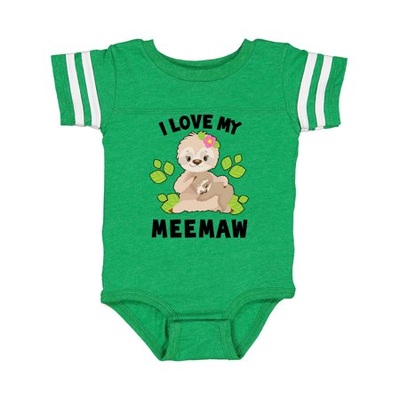 Inktastic Cute Sloth I Love My Meemaw with Green Leaves Gift Baby Boy or Baby Girl Bodysuit
Inktastic Cute Sloth I Love My Meemaw with Green Leaves Gift Baby Boy or Baby Girl Bodysuit