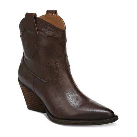 Zodiac Womens Roslyn Leather Pull On Cowboy Western Boots