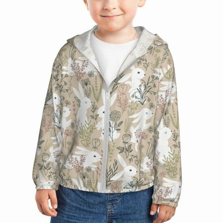 Lukts Retro Bunny Flower Print Children s Long-Sleeved Sun Protection Clothing Hooded Sweatshirts for Boys and Girls Outdoor Sports-4 Years
Lukts Retro Bunny Flower Print Children s Long-Sleeved Sun Protection Clothing Hooded Sweatshirts for Boys and Girls Outdoor Sports-4 Years