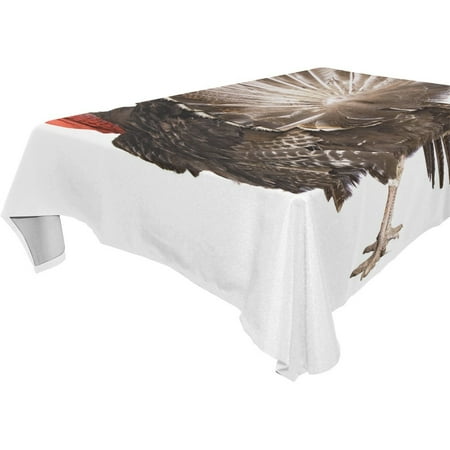 POPCreation Thanksgiving Turkey Tablecloth 60x104 inches