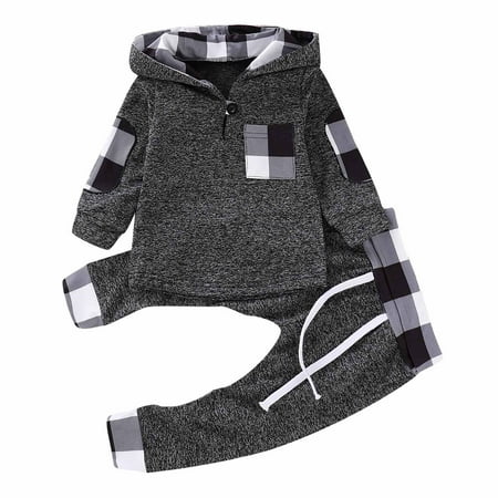 Efsteb Toddler Baby Boys Girs Fall Winter Clothes Sets Casual Long Sleeve Button Hooded Sweatshirts Tops Drawstring Long Pants Outfits Sets
Efsteb Toddler Baby Boys Girs Fall Winter Clothes Sets Casual Long Sleeve Button Hooded Sweatshirts Tops Drawstring Long Pants Outfits Sets