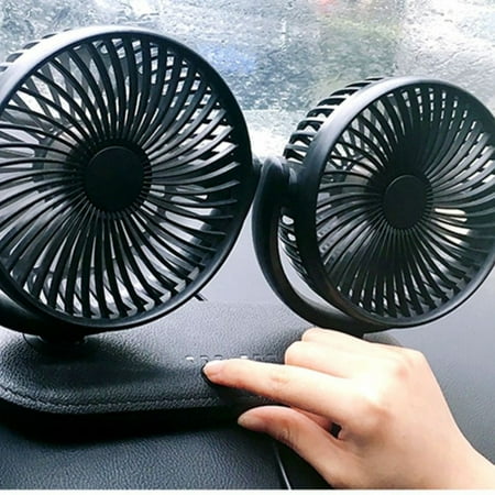 USB Fan For Car Dual Head Fan With Variable Speed Small Car Fan Rotation Strong Wind USB Personal Mini Fan For Dashboard SUV RV Truck Sedan Home Office
USB Fan For Car Dual Head Fan With Variable Speed Small Car Fan Rotation Strong Wind USB Personal Mini Fan For Dashboard SUV RV Truck Sedan Home Office