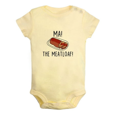 iDzn Ma! The Meatloaf Funny Rompers For Babies Newborn Baby Unisex Bodysuits Infant Jumpsuits Toddler 0-24 Months Kids One-Piece Oufits
iDzn Ma! The Meatloaf Funny Rompers For Babies Newborn Baby Unisex Bodysuits Infant Jumpsuits Toddler 0-24 Months Kids One-Piece Oufits