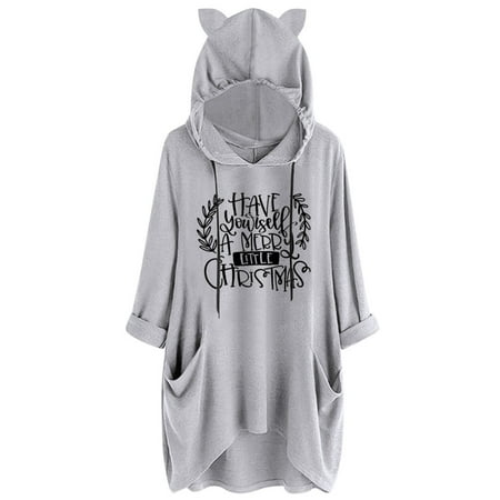 Women Pullover T Shirts Sleepwear Nightwear Long sleeve Ladies Adult Junior Girls Pajamas Pyjamas Holiday Hooded
Women Pullover T Shirts Sleepwear Nightwear Long sleeve Ladies Adult Junior Girls Pajamas Pyjamas Holiday Hooded