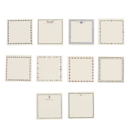 Etereauty 1 Box Simple Note Hand Account Decorative Paper Box Note Backing Paper