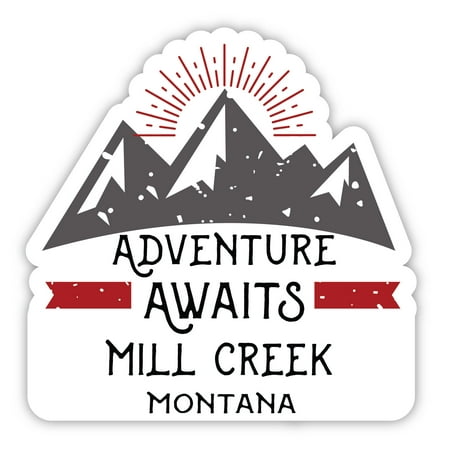 Mill Creek Montana Souvenir 4-Inch Magnet Adventure Awaits Design