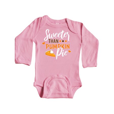 Inktastic Thanksgiving Sweeter Than Pumpkin Pie Gift Baby Boy or Baby Girl Long Sleeve Bodysuit
Inktastic Thanksgiving Sweeter Than Pumpkin Pie Gift Baby Boy or Baby Girl Long Sleeve Bodysuit
