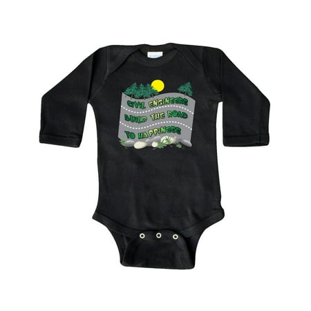 Inktastic Civil Engineers Road To Happiness Gift Baby Boy or Baby Girl Long Sleeve Bodysuit
Inktastic Civil Engineers Road To Happiness Gift Baby Boy or Baby Girl Long Sleeve Bodysuit
