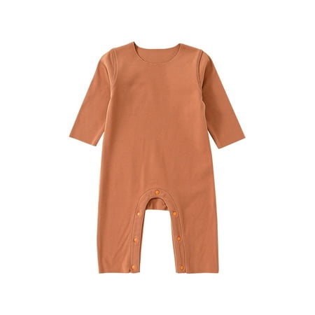 Glonme Infant Thermal One Piece Jumpsuit Buttons Bodysuit Home Casual Playsuit Warm Long Sleeve Romper Orange 66cm
Glonme Infant Thermal One Piece Jumpsuit Buttons Bodysuit Home Casual Playsuit Warm Long Sleeve Romper Orange 66cm