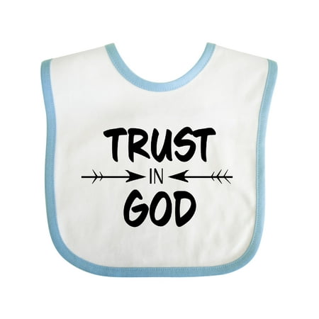 Inktastic Trust in God Gift Baby Boy or Baby Girl Bib