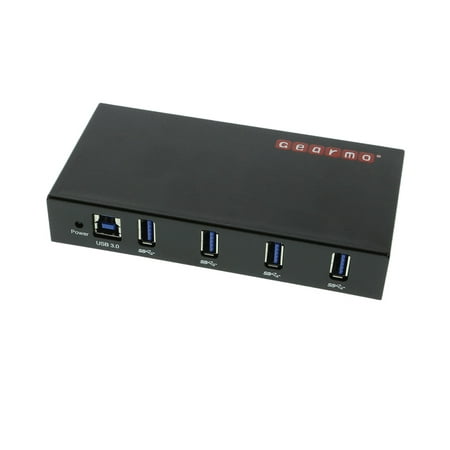 Gearmo 4-Port USB 3.0 Rugged Industrial Hub Din Rail Mountable