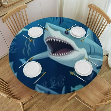 Orinice Shark Round Tablecloth Stain-Resistant Washable Indoor Outdoor Restaurant Wedding Party 100% Polyester Tablecloths Outdoor Fitted 38 -42
Orinice Shark Round Tablecloth Stain-Resistant Washable Indoor Outdoor Restaurant Wedding Party 100% Polyester Tablecloths Outdoor Fitted 38 -42