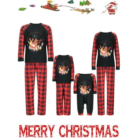 Licupiee Family Christmas Pjs Matching Sets Women Men Xmas Matching Pajamas for Adults Kids Holiday Xmas Fashion Sleepwear Set
Licupiee Family Christmas Pjs Matching Sets Women Men Xmas Matching Pajamas for Adults Kids Holiday Xmas Fashion Sleepwear Set