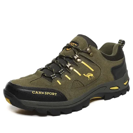 Men‘s Comfortable Waterproof Anti-skid Lace Up Shoes For Hiking Climbing
