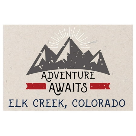 Elk Creek Colorado Souvenir 2x3 Inch Fridge Magnet Adventure Awaits Design