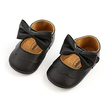 Styles I Love Infant Baby Girls Soft Leather Big Bow Mary Jane Shoes Anti-Slip Rubber Sole Crib Shoes (Black 6-12 Months)
Styles I Love Infant Baby Girls Soft Leather Big Bow Mary Jane Shoes Anti-Slip Rubber Sole Crib Shoes (Black 6-12 Months)