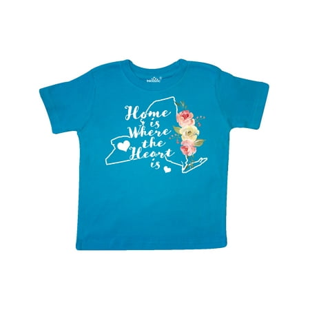 Inktastic New York Home is Where the Heart is with Watercolor Floral Gift Toddler Boy or Toddler Girl T-Shirt
Inktastic New York Home is Where the Heart is with Watercolor Floral Gift Toddler Boy or Toddler Girl T-Shirt