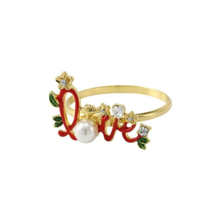 Zlekejiko Napkin Ring Beautiful Decorative Napkin Ring Alloy Napkin Buckle Table Decoration
Zlekejiko Napkin Ring Beautiful Decorative Napkin Ring Alloy Napkin Buckle Table Decoration