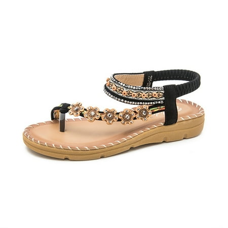 DAFENGEA Fashion Ladies Comfortable Flower Clip Women s Bohemia Beach Flat Sandals Outdoor Indoor Casual Open Toe Elastic T-strap Ankle Gladiator Sandals Shoes Female Casual Summer Footwear
DAFENGEA Fashion Ladies Comfortable Flower Clip Women s Bohemia Beach Flat Sandals Outdoor Indoor Casual Open Toe Elastic T-strap Ankle Gladiator Sandals Shoes Female Casual Summer Footwear