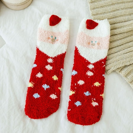 Foraging dimple Ladies Christmas Autumn and Winter Thickened Sleep Socks Coral Velvet Warm and Cute Pink
Foraging dimple Ladies Christmas Autumn and Winter Thickened Sleep Socks Coral Velvet Warm and Cute Pink