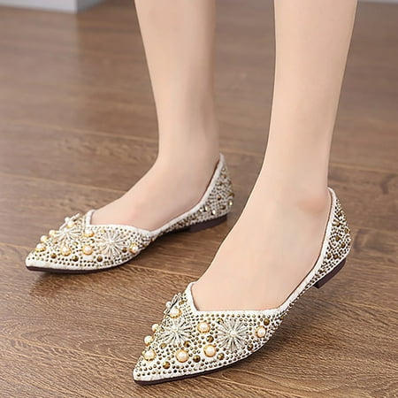 Bxzhiri Retro Zircon Shallow Soft-soled Pointed Flat Shoes Ladies Shoes Women s Shoes
Bxzhiri Retro Zircon Shallow Soft-soled Pointed Flat Shoes Ladies Shoes Women s Shoes
