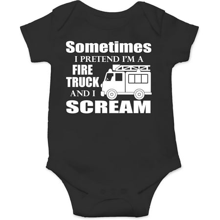 Sometimes I Pretend I m A Fire Truck And I Scream Baby Bodysuit Funny Adorable Infant Romper
Sometimes I Pretend I m A Fire Truck And I Scream Baby Bodysuit Funny Adorable Infant Romper